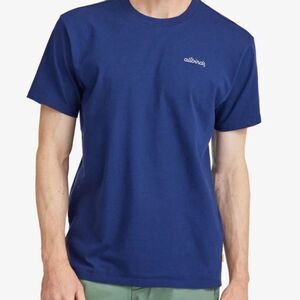 NWT Allbirds Allgood Cotton Logo Tee Deep Navy Organic Cotton Size M